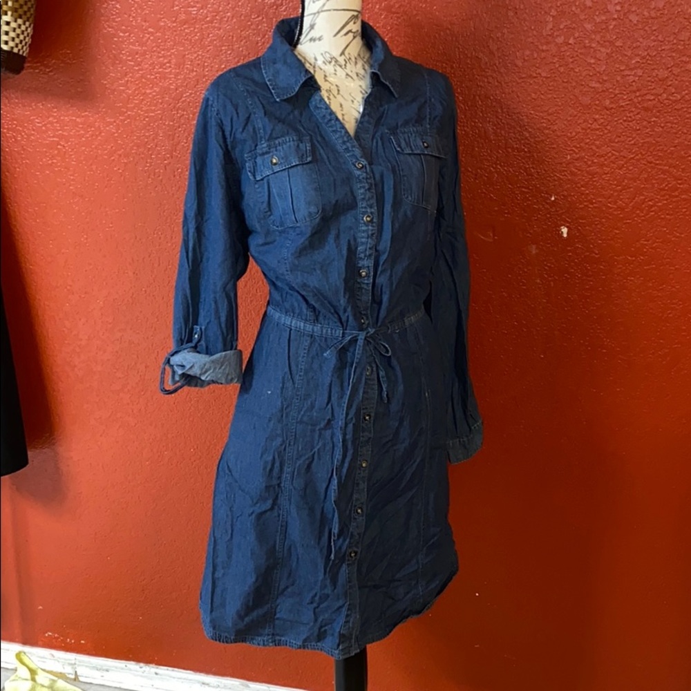 Lightweight denim dress